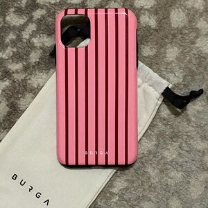 Pink Striped Protective Phone Case
